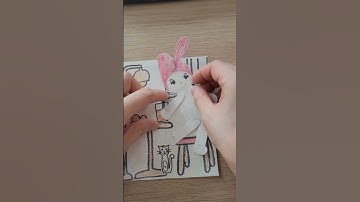 Thumbnail of My melody paper doll plays #papercraft #paperdiy #hellokittyandfriends