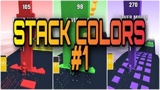 stack Colors Gameplay lv 1 - 15 walkthrough