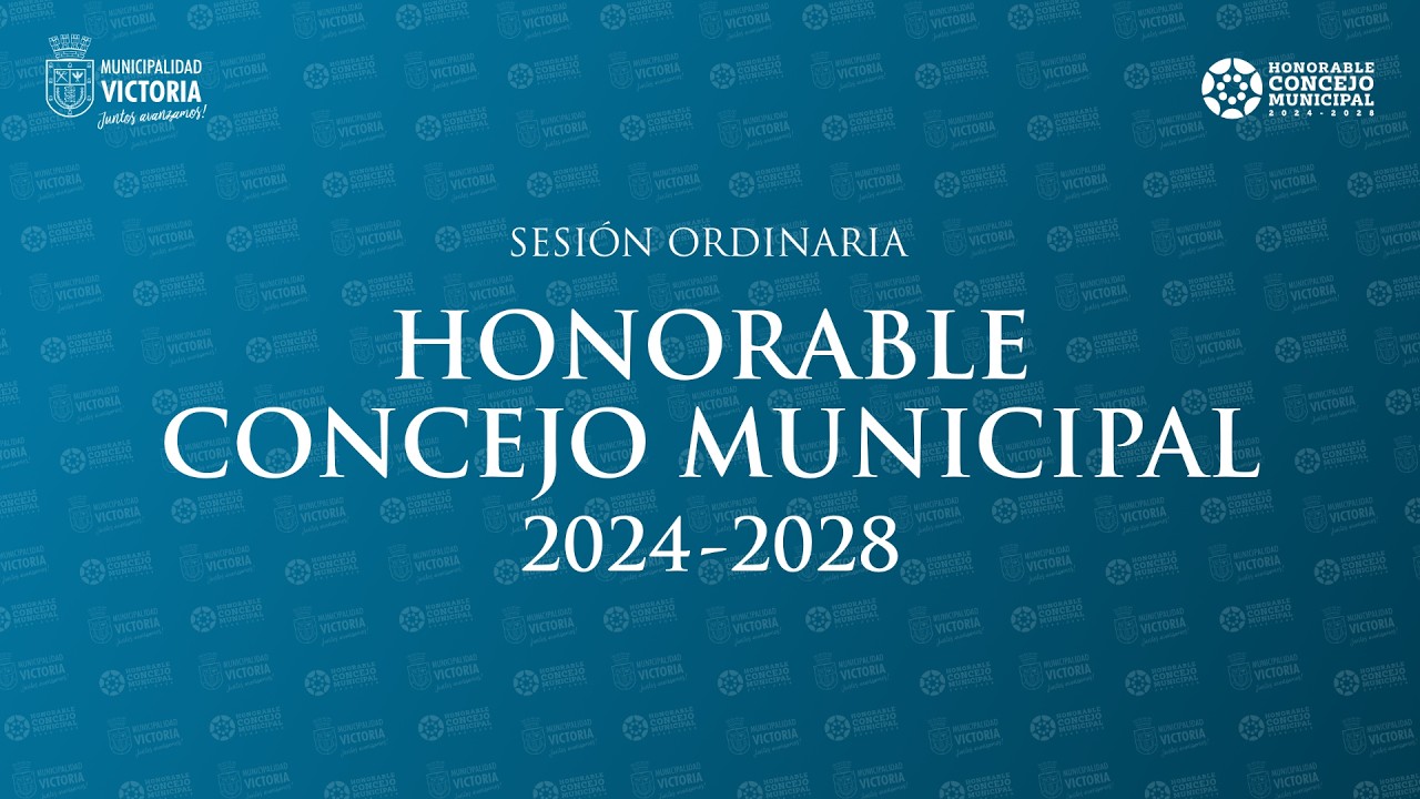 Sesión N° 56 Concejo Municipal de Victoria jueves 11 de junio de 2026