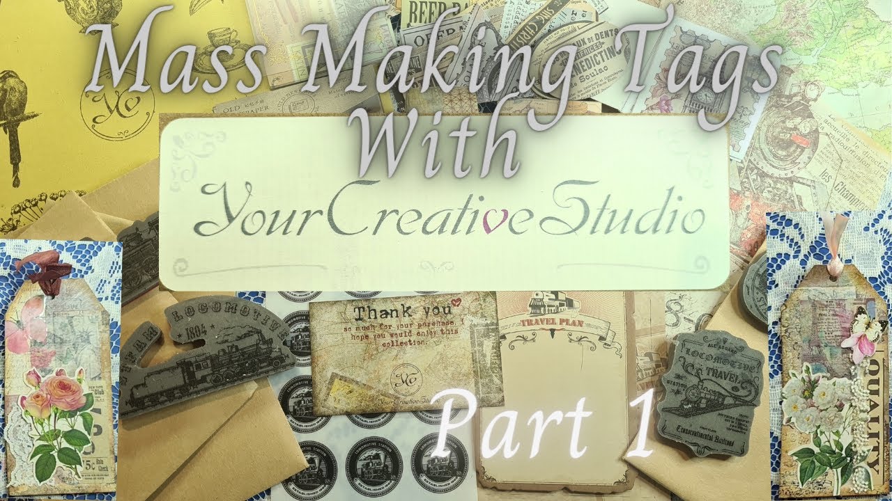 Your Creative Studio April 23 Unboxing and Mass Make Tags Part 1