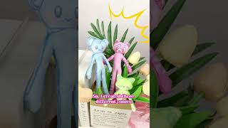 From a flat digital drawing to a fully articulated plushie! 😭 #CustomPlush #Doll #animemerch #diy