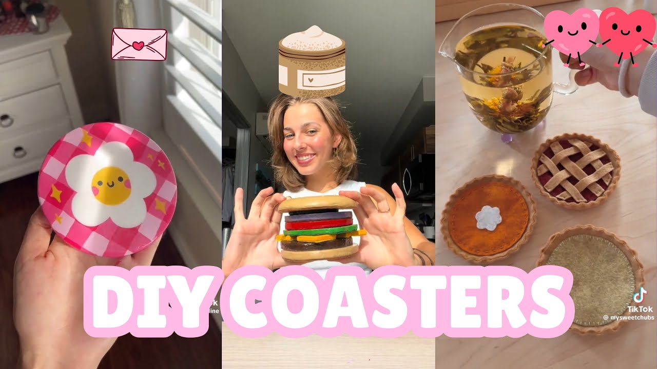 Creative DIY Coasters You’ll Actually Want to Use ☕️✨