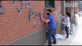 Boston cleans up after vandals, looters destroy property downtown