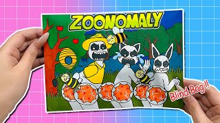 [🐾paper diy🐾] Pop the Pimples Zookeeper Zoonomaly Family | Zoonomaly Horro Game and Smiling Critters