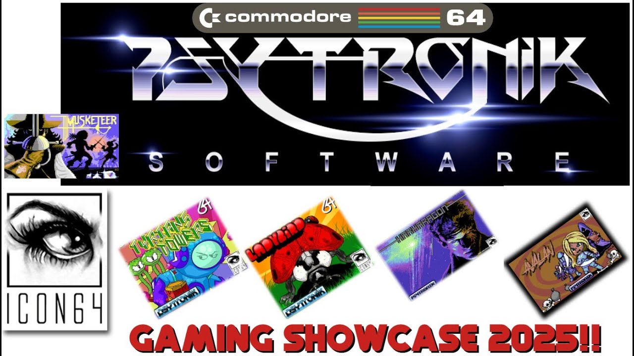 Commodore 64 - Psytronik Software 2025 Showcase - YouTube