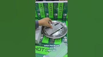 Infinix Hot 50 pro Plus 16/256 GB water test done😍😍😍