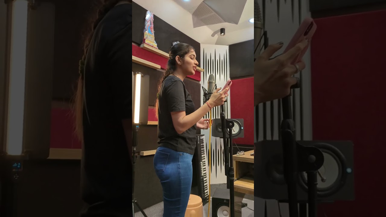 Vagdevi new song #singer #vagdevi #folksong #studio #making #trending #viral #viralvideo 
