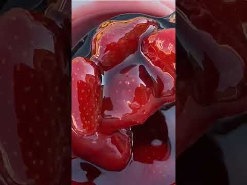 مربى الفريز فريز مربى معقودة تحلية اكلات لذيذه  