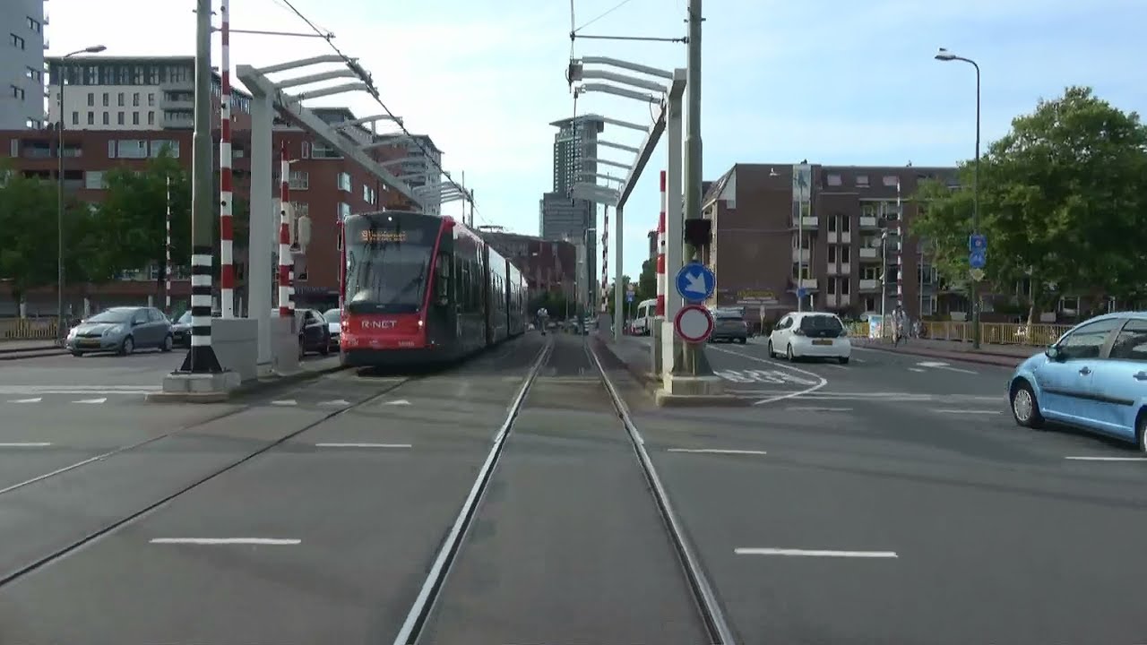 De Dreef - Kalvermarkt-Stadhuis via omleiding HS | HTM R-NET tramlijn 9 | Siemens Avenio 5045 | 2017