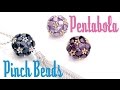 Como hacer una Pentabola con Pinch beads