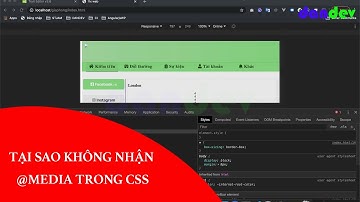 Tại sao không nhận @media trong css |dandev