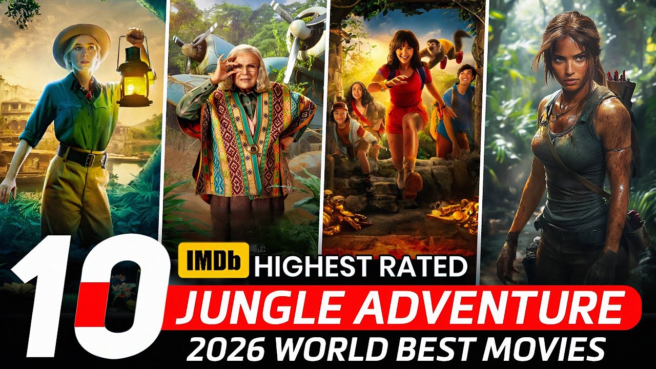 Top 10 Best Jungle Adventure Movies In Hindi | 2026 New Adventure Movies in Hindi | Jungle Adventure