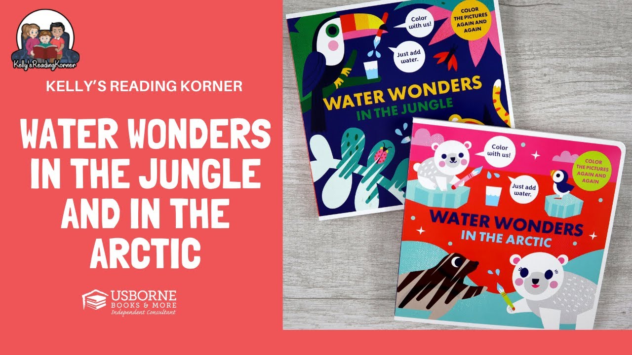 Usborne New Titles Fall 2021 Water Wonders Paint with Water [Mess