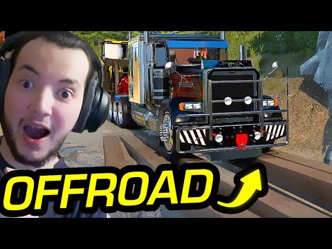 ვიწრო გზები და OFFROAD - 40 ტონიანი სატვირთოთი