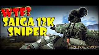 Contract Wars - Saiga 12K THIS IS SNIPER  (Facecam&Commentary)