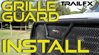 TrailFX Grille Guard Install for 2021 GMC Sierra 1500 | Step-by-Step Guide Brush Guard Gmc Sierra 1500