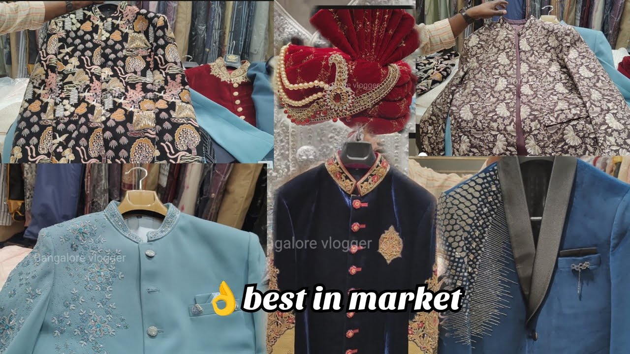 Celebrity  ಸ್ಟಾರ್ ಗಳ style👌blazer sherwani tuxedo kurta sets chickpet at affordable prices 