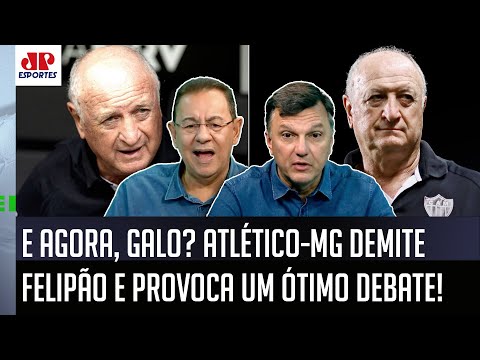 "O Felipão foi DEMITIDO, e o que EU ACHO é que o Atlético-MG agora..." VEJA DEBATE!