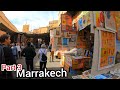 ⁴ᴷ MARRAKECH walking tour 🇲🇦 Medieval city and market, Morocco 4K (part 3)