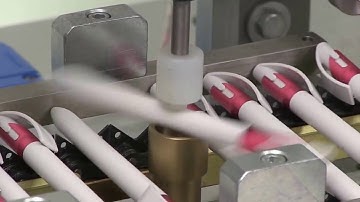 flying laser marking machine for pens