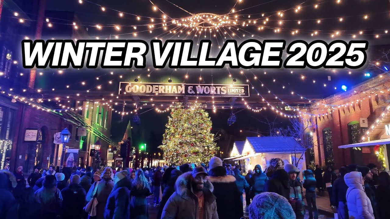 Toronto Christmas Market (Winter Village) 2025 | December Walk