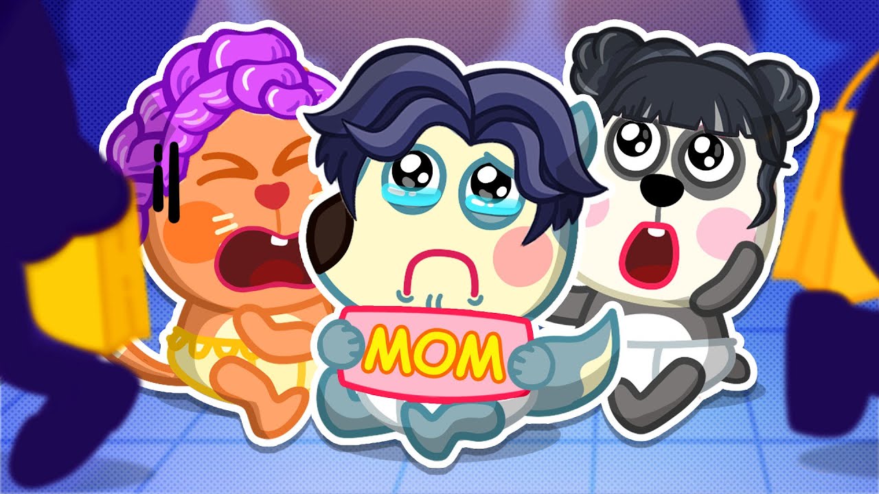 Lost Babies at the Amusement Park 🎡 A Heartwarming Rescue Song 🎶 Wolfoo Nursery Rhymes & Kids Songs