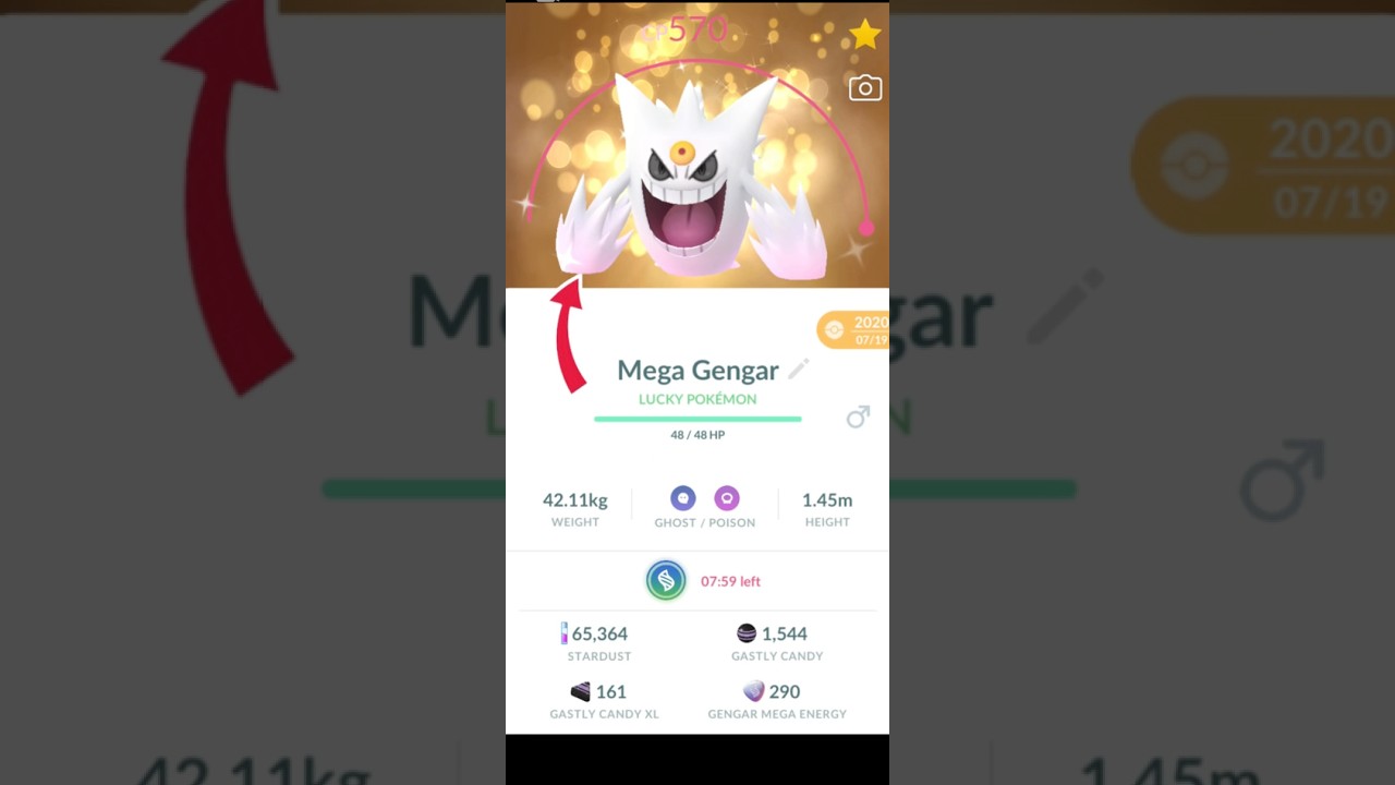 LETS GOO!! ✨Shine Mega Gengar✨ Evolve🧬 in Pokemon GO.