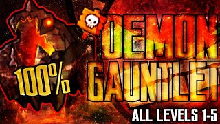 Demon Gauntlet 5/5 | Hell (Medium Demon) | Geometry Dash