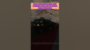 OR/MSTS | 09094-VLNK-BDTS Spl Fare crossing 09419-ADI-TPJ Spl Fare at Kollidam #openrails #mstslive