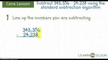 Subtracting Using the Standard Sub. Algorithm (M.4.NBT.4.E)