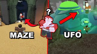 SANTA vs UFO, MAZE, STRONGHOLD! in 99 Nights