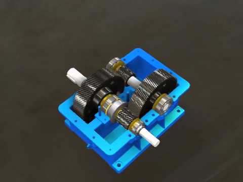 Lắp ráp hộp giảm tốc đồng trục 2 cấp - Autodesk Inventor Presentation