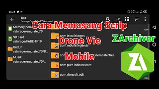 Famous Cara memasang scrip drone view dengan ZArchiver Wealth