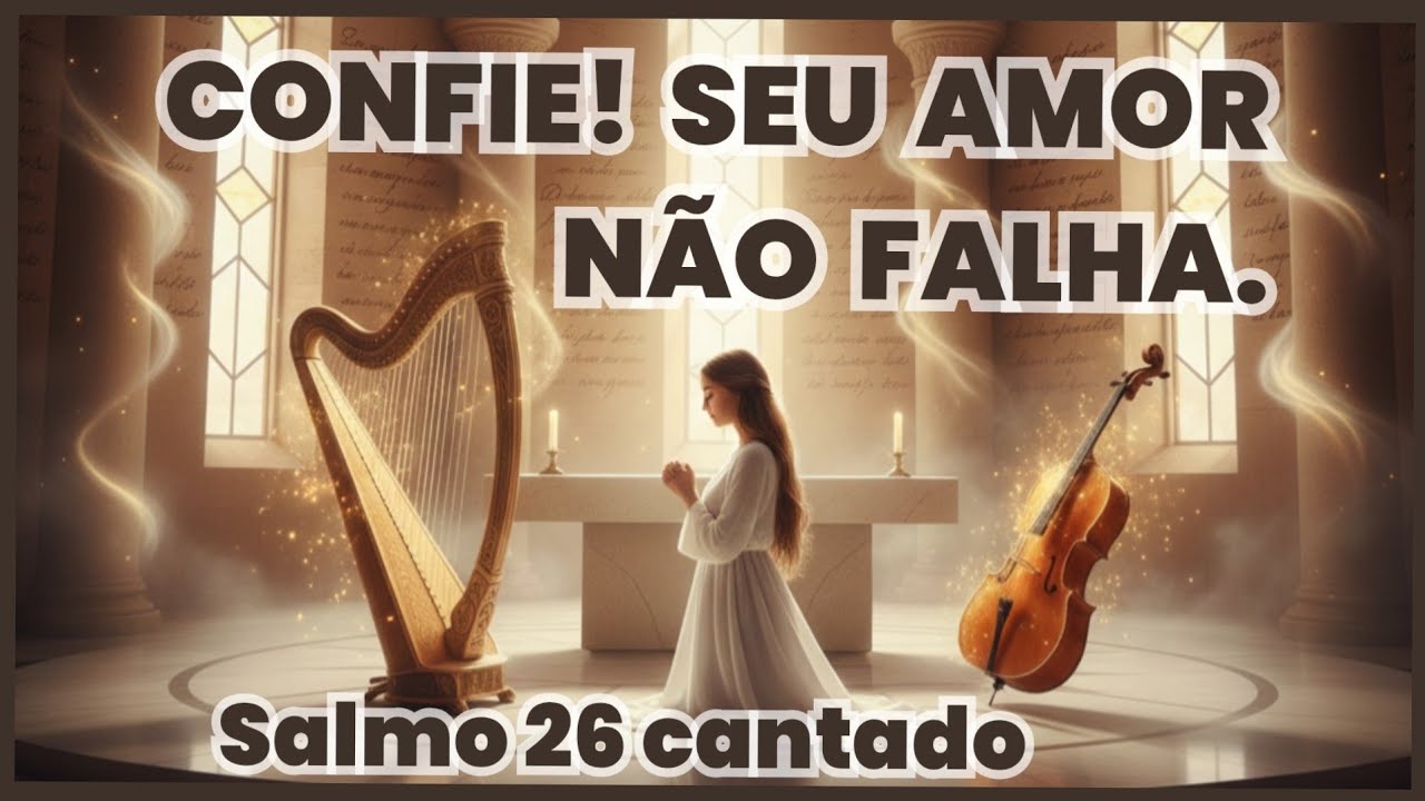 Confie no Senhor! O seu amor está sempre diante de nós. Salmo 26 cantado.           