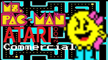 Ms. Pac-Man Atari 2600 Commercial (Sprite Version)