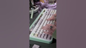 The Best Creamy Thocky Keyboard | Targa98 Mint Aluminum Mechanical Keyboard Typing Sound Test ASMR