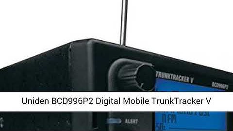 Uniden BCD996P2 Digital Mobile TrunkTracker V Scanner, 25,000 Dynamically Allocated Channels