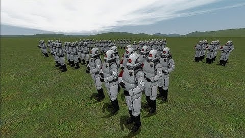 Resistance VS Combine Fight Explosive NPC Battle GMOD