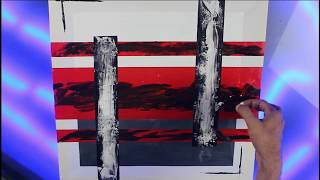 tape abstract beginners painting masking easy