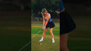 Golf player grace charis slow motion #gracecharis #golfshorts