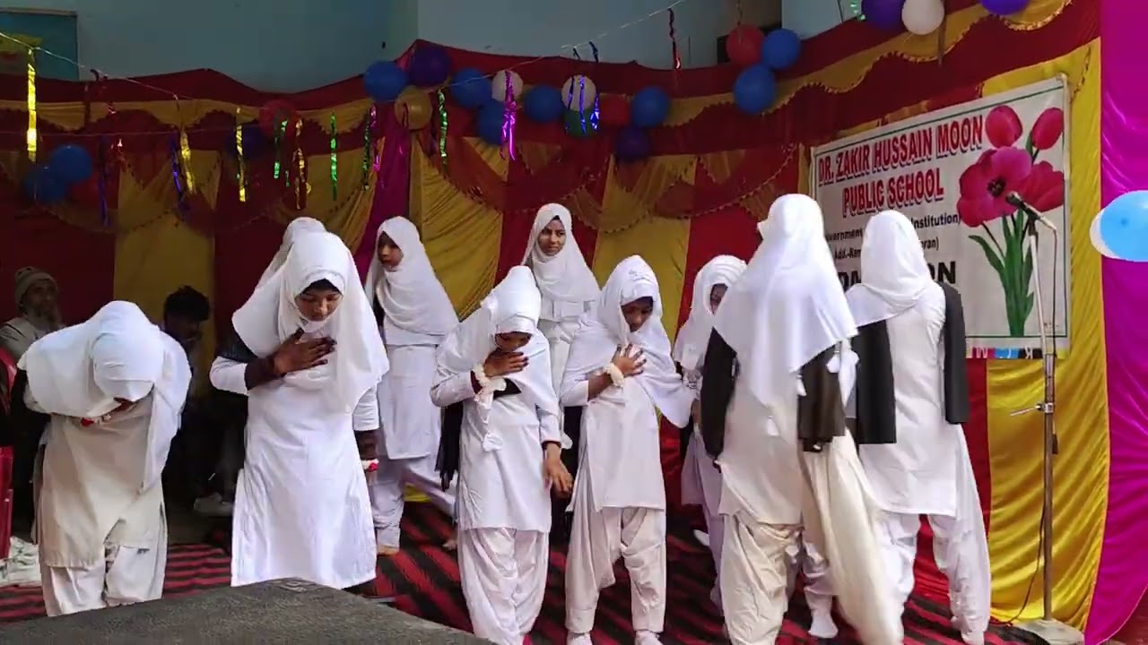 Walide Mohtaram Full Performance| Dr. Zakir Hussain Moon Public School 