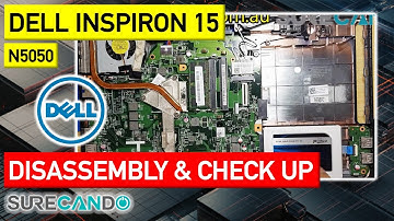 Dell Inspiron N5050 Disassembly, access hard drive & ram components.