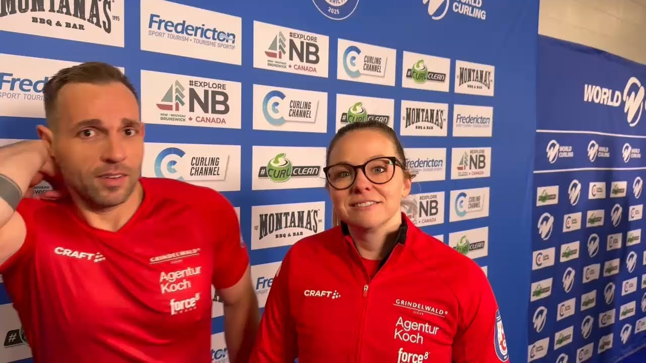 POST-GAME INTERVIEW | Pätz/Michel (SUI): Worlds Mixed Doubles Draw 18 (May 1, 2025)