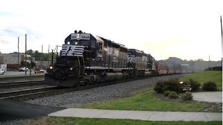 Norfolk Southern G9A SB w/ SD40-2's Smoking It Up in Austell,Ga 04-18-2013© HD