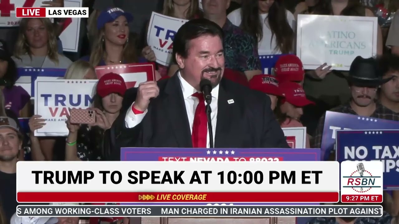 FULL SPEECH: Michael J. McDonald Speaks at the Trump Rally in Las Vegas, NV - 9/13/24