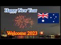 New year fireworks in Australia | Welcome 2023 🥳 Happy new year #hobart #newyear