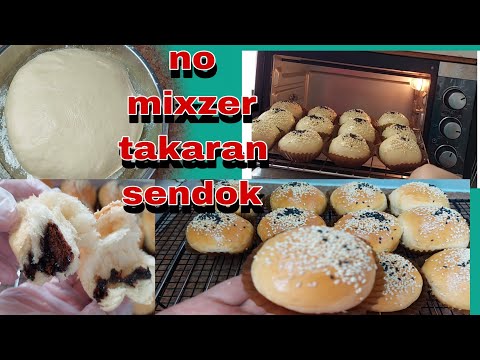 resep roti sobek isi coklat takaran sendok tanpa mixzer@liyamenul