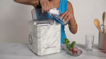 Improvements 26 lb. Compact Ice Maker with Scoop