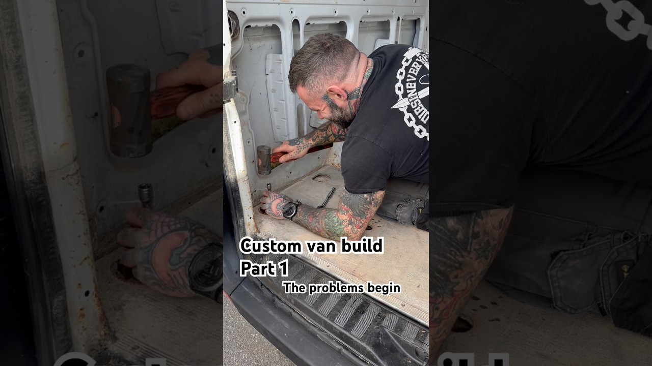 Here we go #entertainment #camperconversion #mercedessprinter #vanbuild