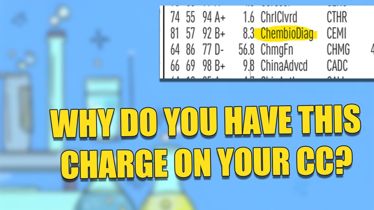 Chembiodiag San Jose CA Charge On Credit Card - Is This Something You Should Take Care Of?